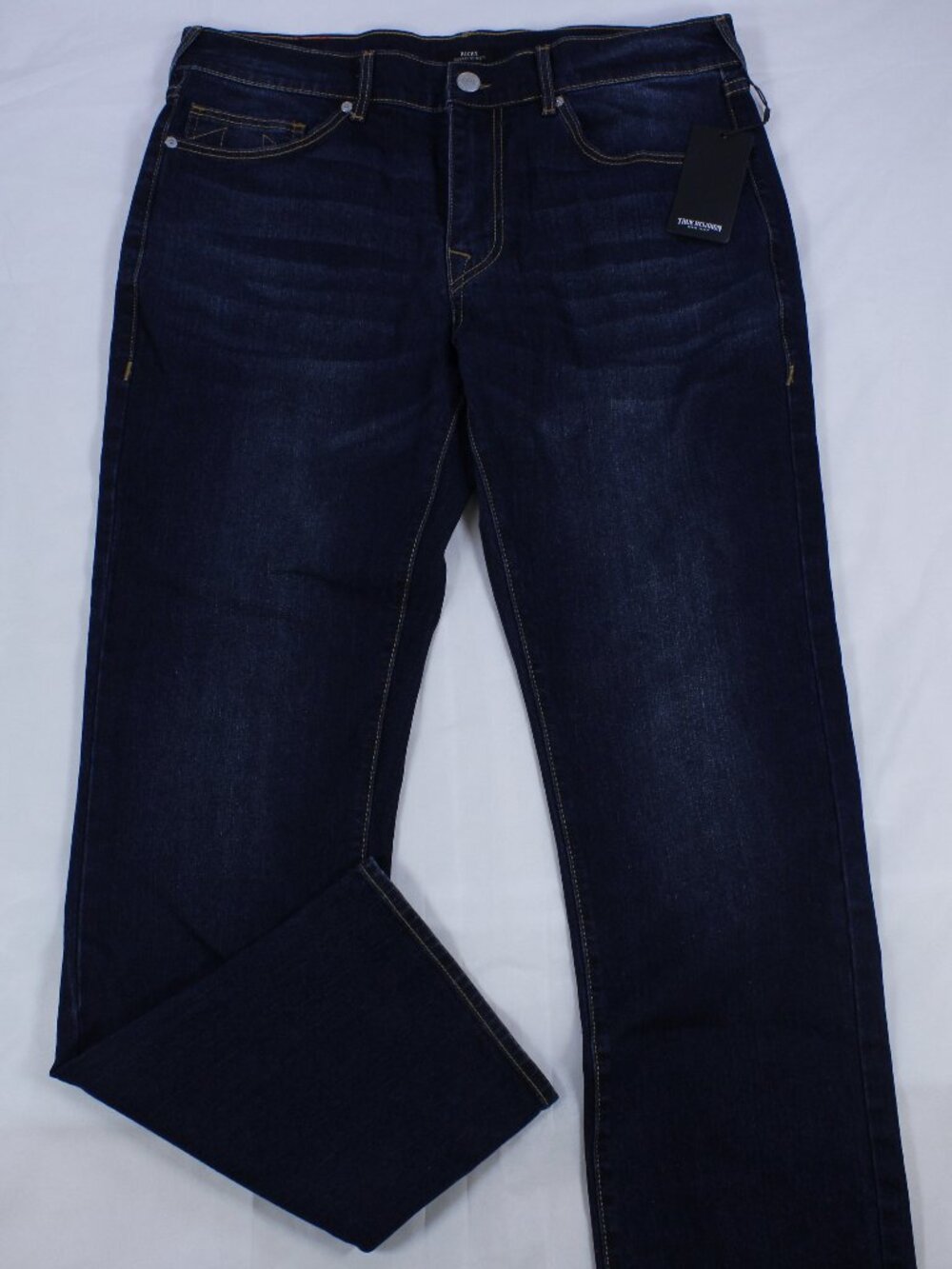True Religion Ricky Straight Leg Jeans for Men - Dark Blue - NWT - Size 36